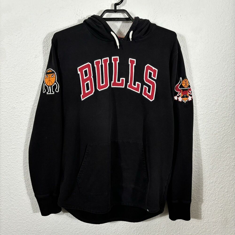 47 BRAND Hoodie XL Global Artist‎ Project CHICAGO BULLS Pete Fowler Cotton